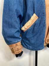 Load image into Gallery viewer, 1980s Emporio Armani denim / leather jacket
