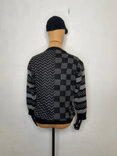 Load image into Gallery viewer, 1980s Giorgio Armani jumper black/white checks
