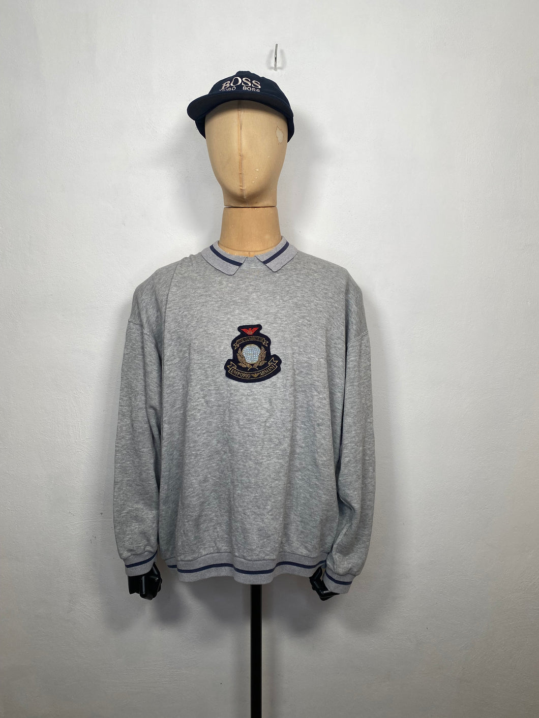 1980s Emporio Armani polo sweatshirt