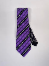Load image into Gallery viewer, 1990s Gianni Versace necktie black / purple
