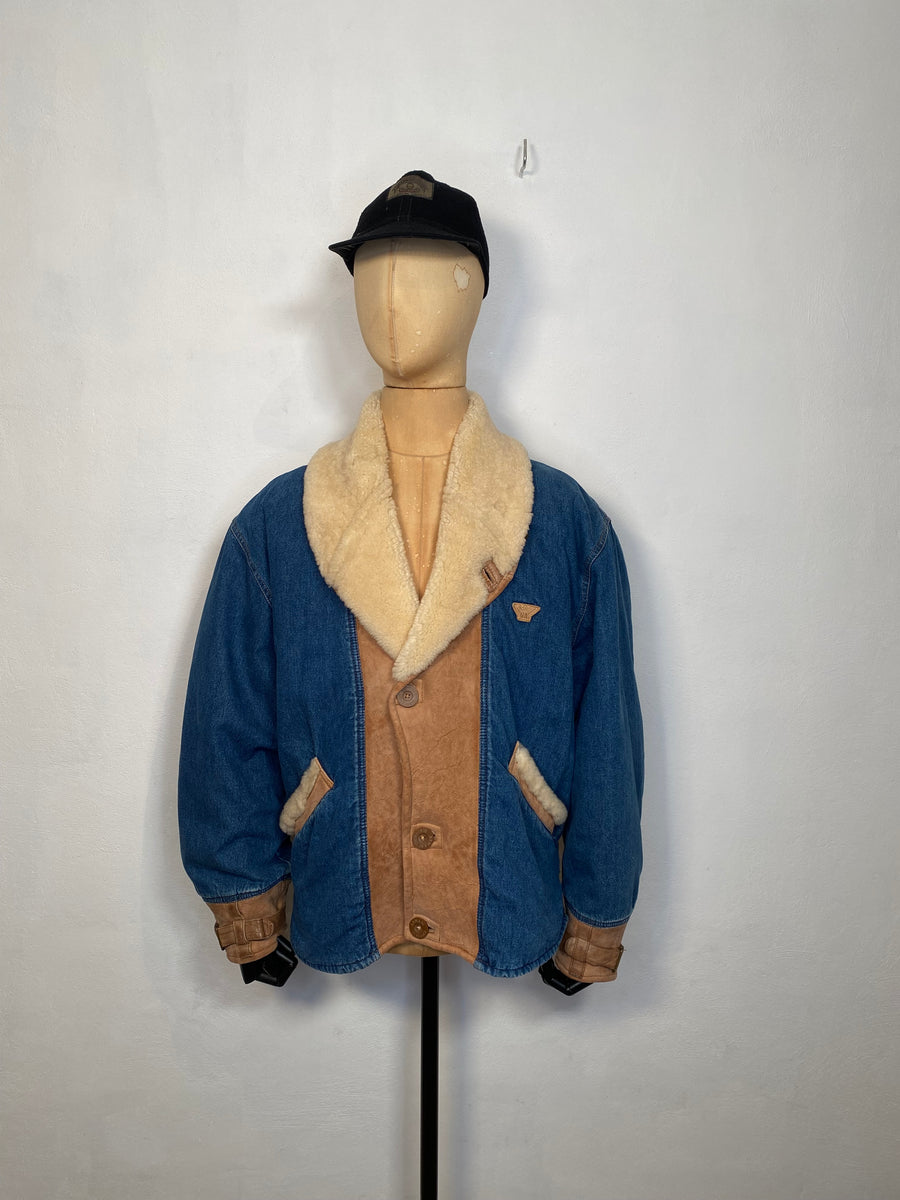 1980s Emporio Armani denim / leather jacket – Bluehorse.clothing