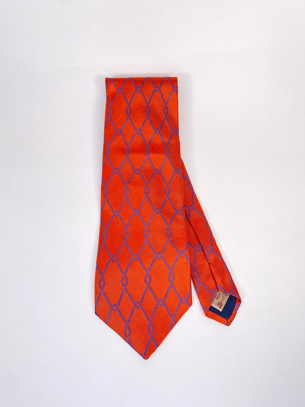 1990s Romeo Gigli necktie orange