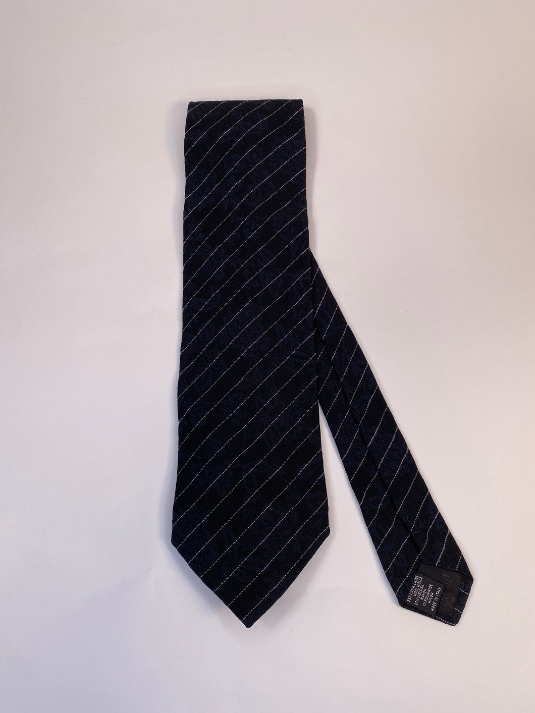 Giorgio Armani necktie black / floral