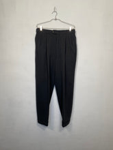 Load image into Gallery viewer, 1980s Giorgio Armani wool trousers charcoal
