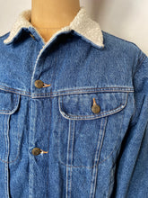 Load image into Gallery viewer, 1980s Fiorucci denim jacket / teddy lining
