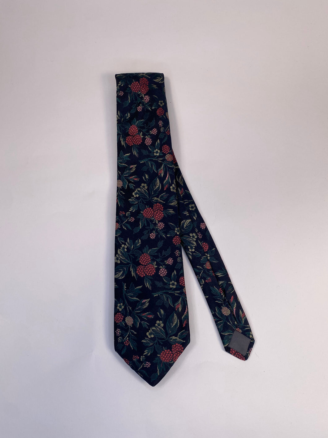 1980s Paul Smith necktie black / florals