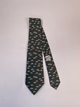 Load image into Gallery viewer, 1990s Hermes necktie gray / clouds
