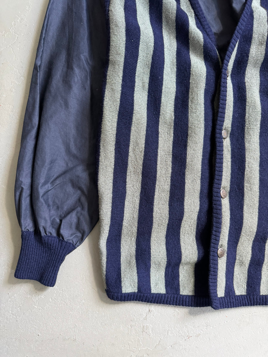 1980s Giorgio Armani navy Blue stripped cardigan – Bluehorse