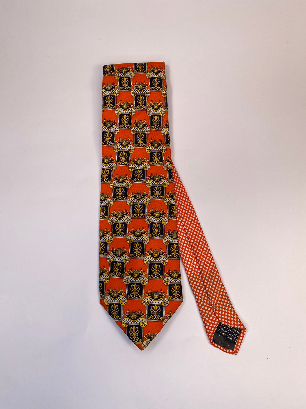 1990s Gianni Versace necktie orange