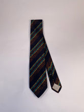 Load image into Gallery viewer, 1990s KENZO necktie brown/ blue stripes
