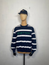 Load image into Gallery viewer, 1980s United colors of Benetton striped sweater

