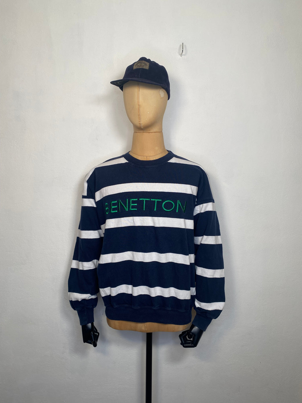 1980s United colors of Benetton striped sweater