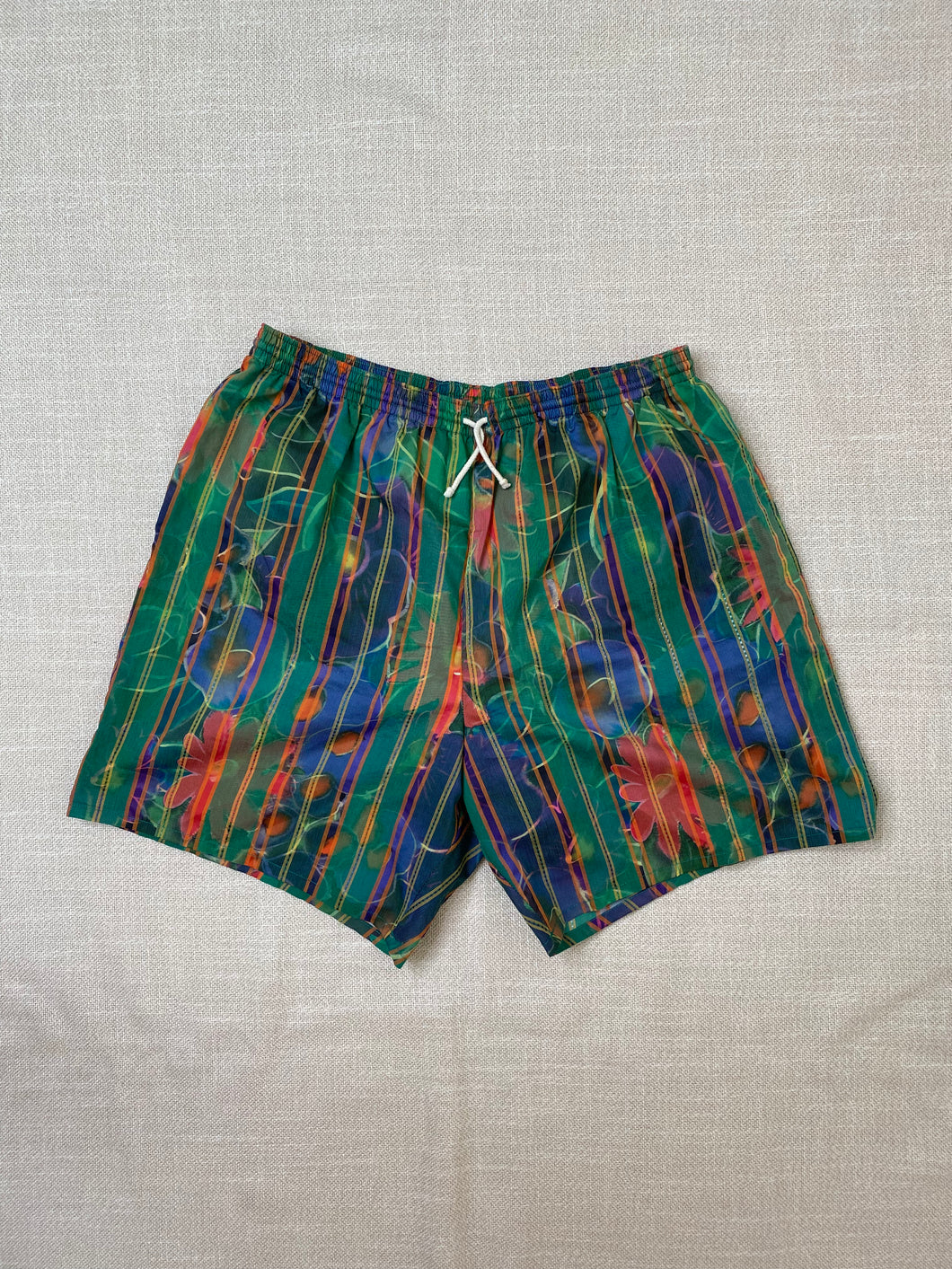 1980s Valentino beach swimm shorts