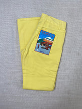 Load image into Gallery viewer, 1980s Fiorucci bootcut jeans yellow NOS
