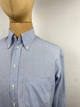 Load image into Gallery viewer, 1990s Giorgio Armani LeCollezioni shirt blue checks
