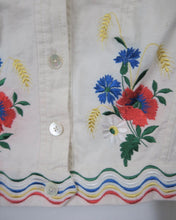 Load image into Gallery viewer, 1970s cotton jacket with flower application
