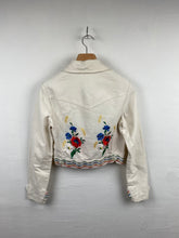 Load image into Gallery viewer, 1970s cotton jacket with flower application
