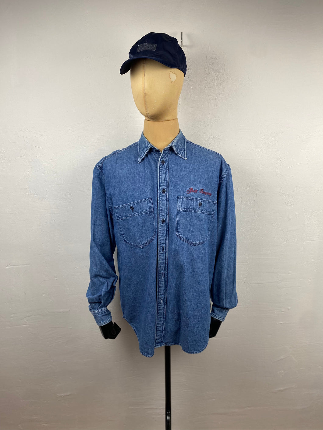 1980s Best Company denim shirt blue