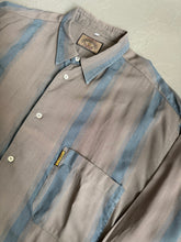 Load image into Gallery viewer, 1989 AJ shirt stripe gray blue
