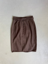 Load image into Gallery viewer, 1980s Valentino wool skirt brown
