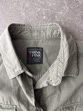 Load image into Gallery viewer, 1980s Think Pink safari shirt
