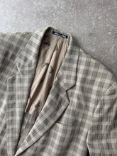 Load image into Gallery viewer, 1980s Emporio Armani blazer checked gray
