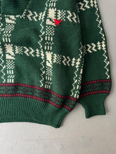 Load image into Gallery viewer, 1980s Emporio Armani shawl collar jumper green
