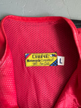 Load image into Gallery viewer, 1990s Chipie biker jacket short  red / black
