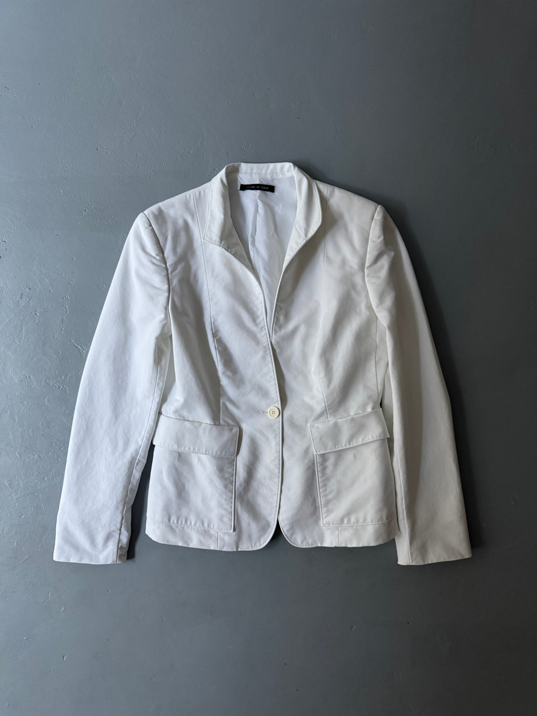 2000s Gucci blazer 1button white