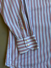 Load image into Gallery viewer, 1990s Gianfranco Ferre shirt red blue stripes
