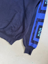Load image into Gallery viewer, 1980s Giorgio Armani jumper raglan 2tone blue
