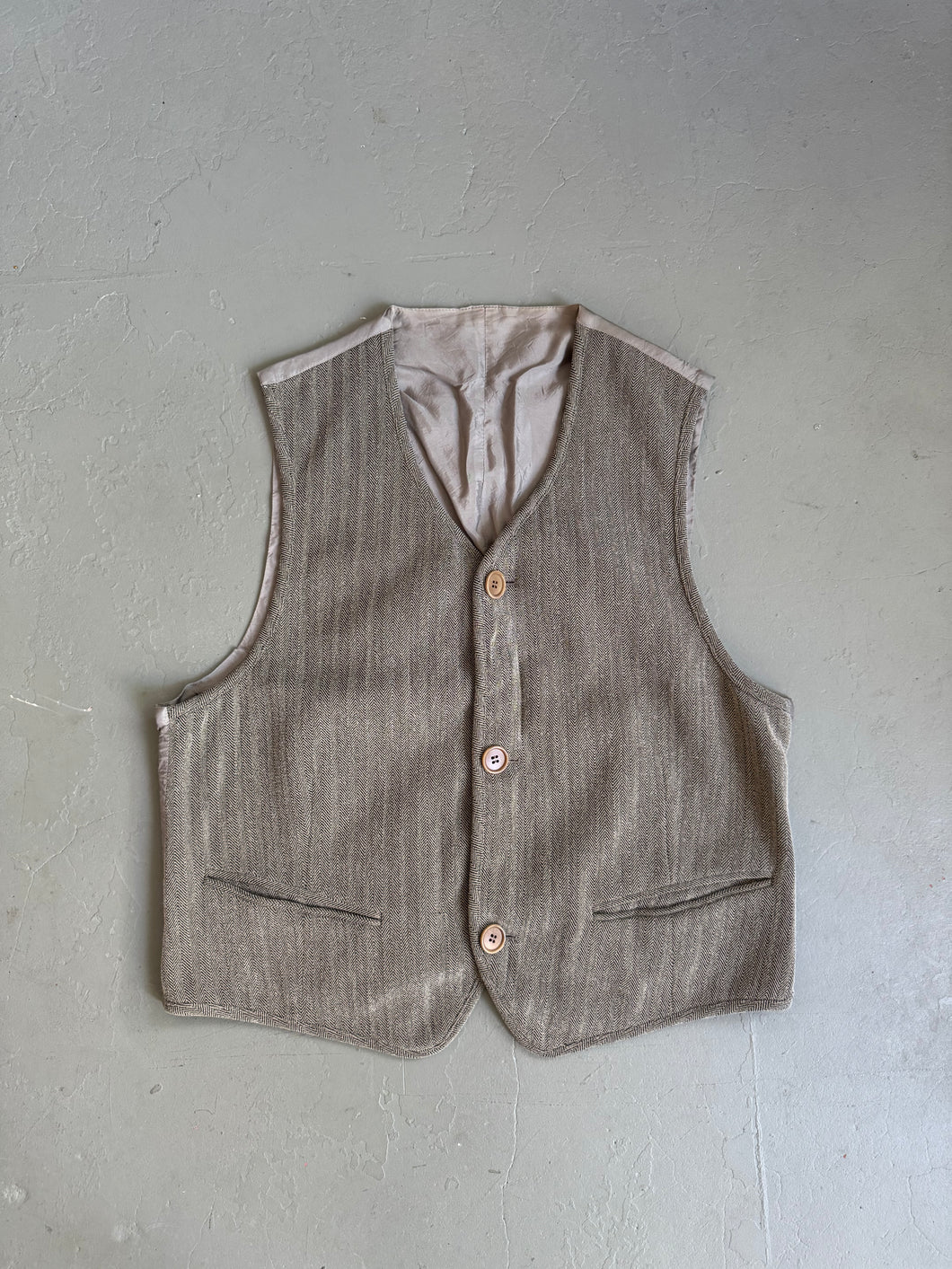 1990s Giorgio Armani wool vest black label