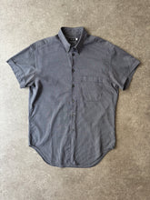 Load image into Gallery viewer, 1990s Giorgio Armani black label striped shirt short sleeve

