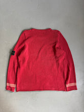 Load image into Gallery viewer, 1990s Stone Island cotton jumper red
