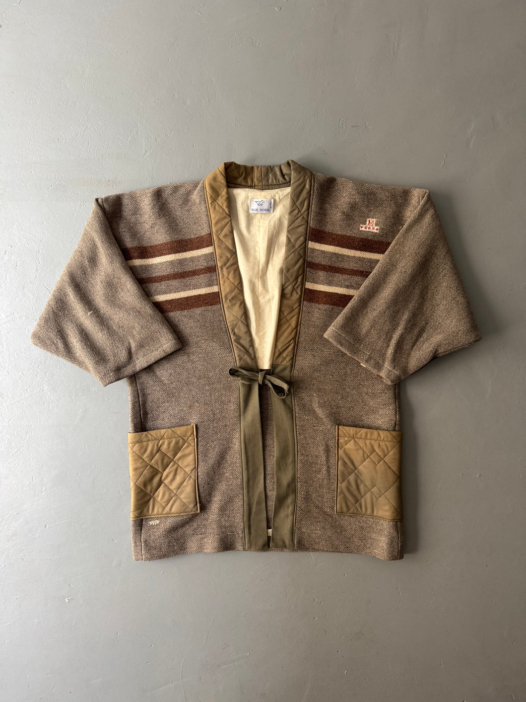 1950s Bavarian Red Cross hanten Kimono
