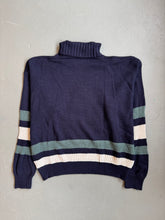 Load image into Gallery viewer, 1980s Emporio Armani turtleneck jumper blue / mint
