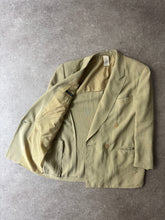 Load image into Gallery viewer, 1980s Giorgio Armani black label linen blazer beige
