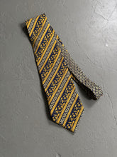 Load image into Gallery viewer, 1990s Gianni Versace necktie striped blue / yellow
