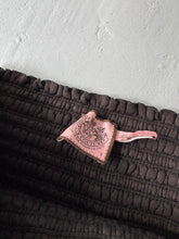 Load image into Gallery viewer, 2000s Juicy Couture velvet skirt black made in USA
