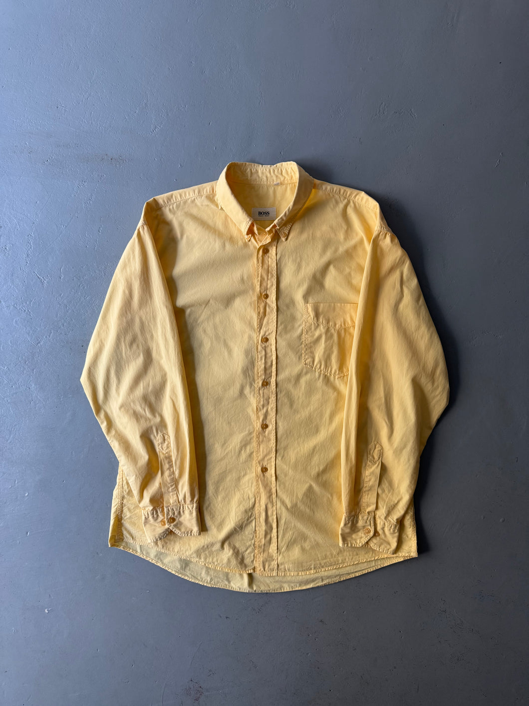 1980s Hugo Boss Shirt yellow