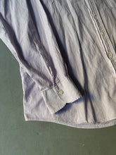 Load image into Gallery viewer, 1980s Hugo Boss stripped shirt white / purple
