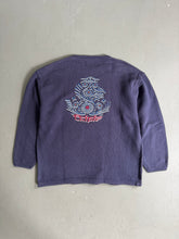 Load image into Gallery viewer, 1990s Chipie jumper blue / back print
