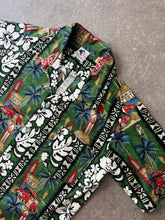 Load image into Gallery viewer, 1990s Hawaii shirt made in Hawaii green
