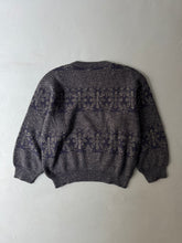 Load image into Gallery viewer, 1980s Giorgio Armani blue eagle jumper
