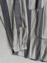 Load image into Gallery viewer, 1990s Armani Jeans shirt stripped gray

