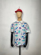 Load image into Gallery viewer, 1980s Fila Tennis Polo blue / purple
