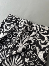 Load image into Gallery viewer, 1992 Gianni Versace jeans black white baroque print
