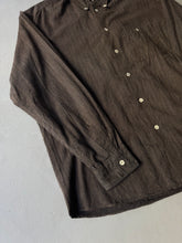 Load image into Gallery viewer, 2000s C.P. Company stripped shirt brown
