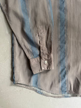 Load image into Gallery viewer, 1989 AJ shirt stripe gray blue
