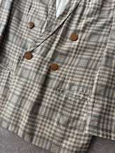 Load image into Gallery viewer, 1980s Giorgio Armani silk blazer checks
